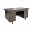 DESK-DBL PED-GROUND STEEL-30X6