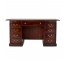 DESK-DBL PED-MAH-9 DRW-MODESTY