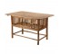 TABLE-KITCHEN-BAMBOO W/STORAGE