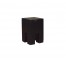 STOOL-18H-BLK BLOCKY WOOD