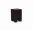 STOOL-18H-BLK BLOCKY WOOD