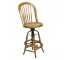 STOOL-CANE SEAT/WINDSOR BACK W/FOOT REST