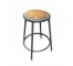 STOOL-24"-DRAFTING-GREY METAL