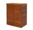 CABINET-FILE DOUBLE OAK 8DRAWE