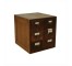 CARD FILE-OAK-6 DRAWER-LARGE