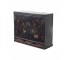 CABINET-BLK FLORAL PAINTED-2 D