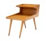 TABLE-END-BLOND WOOD W/SHE