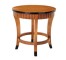 TABLE-END-MAPLE W/BLK RUFFLED