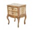 TABLE-END FLORENTINE GOLD&WHIT