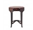 TABLE-END-OCT-RED/BLK PAINTED