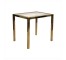 TABLE-END-BRASS/WICKER-GLASS T