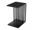 End Table/Blk Slatted Side