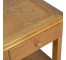 SIDE TABLE-Oak Veneer W/Single Drawer & Under Shelf