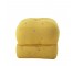 OTTOMAN-18SQ-YELLOW PUFF