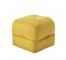 OTTOMAN-18SQ-YELLOW PUFF