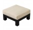 OTTOMAN-Square-Beige Linen