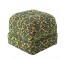 OTTOMAN-18SQ-GREEN PUFF