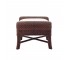 OTTOMAN-DARK RATTAN-ROLLED SID