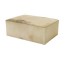 OTTOMAN-PONY HIDE-BEIGE