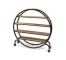 SHELF-ROUND-WOODEN SHELVES-CAS