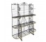 Bakers Rack-Iron & Brass-79"x1