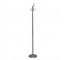 COAT RACK-Aluminum Double Hooks at Top/Round Base