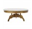 TBLCOFFEE GOLD OV FAUX MARBLE TOP