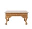 TABLE-COFFEE-GOLD/BEIGE MARBLE