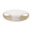 TABLE-COFFEE-WHT MOLDED PLASTI