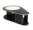 Table- Coffee Black Gold Circl