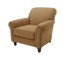 CHAIR-CLUB-BROWN/TAN ST