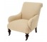 CHAIR-CLUB-LINEN-ROUNDED ARMS-