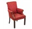 CHAIR-CLUB-RED BEE FABR