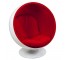 CHAIR-BALL CHAIR-RED INTERIOR