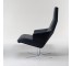 CHAIR-CLUB-BLACK LEATHER-HIGHB