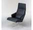 CHAIR-CLUB-BLACK LEATHER-HIGHB