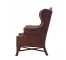 CHAIR-WING-DARK RATTAN-ROLLED