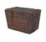 CHEST-WICKER 21X23X35"DK W/LID