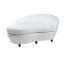 CHAISE-RAF-White Damask