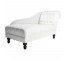 CHAISE-RAF-TUFTED White Damask