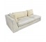 CHAISE-SECT-LAF-WHITE COTTON