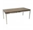 TABLE-Conference-Chrome Base-Wood Top