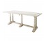 TABLE-DIN-35X78-WHITE-TRESTLE