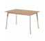 TABLE-DINING-BLEACHED WOOD TOP