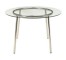 TABLE-DINING-41"RND-GLASS TOP