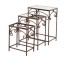 TABLE-NESTING-S/3-MIRRORED TOP