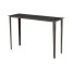 TABLE-CONSOLE-GUNMETAL 34"X8"