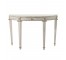 TABLE-CONSOLE-WHT WASH-HALF MO