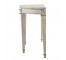 TABLE-CONSOLE-WHT WASH-HALF MO