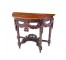 TABLE-CONSOLE-1/2MOON-CARVED L